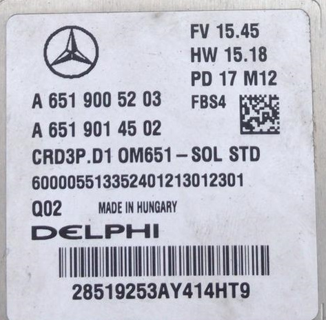 6519005203 6519014502 FL15.45 HW15.18 PD17M12 CRD3P.D1 Mercedes W205  FBS4 AJ171 125kW ATgearbox Flex BENCH FULL.rar